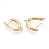 Brass Hoop Earring Finding KK-N261-39G-2
