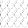 Beebeecraft 30Pcs 304 Stainless Steel Clip on Nose Ring Findings STAS-BBC0003-95P-1