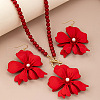 Alloy Flower Pendant Jewelry Set FS-WG6F8AE-01-4