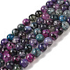 Natural Dragon Veins Agate Bead Strands G-NH0013-B01-02-2