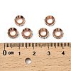 Brass Rhinestone Spacer Beads RB-A020-7mm-01RG-3