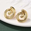 304 Stainless Steel Stud Earrings for Women EJEW-U052-09G-3