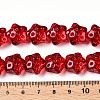 Transparency Glass Beads Strands GLAA-T023-12H-4