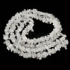 Natural Rainbow Moonstone Chip Beads Strands G-C195-01-3
