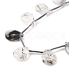 Natural Tourmalinated Quartz Beads Strands G-Q183-B10-01-4