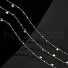 CHGCRAFT DIY Star Beaded Satellite Chains Bracelet Necklace Making Kit DIY-CA0005-09-7