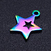 Ion Plating(IP) 201 Stainless Steel Charms STAS-Q201-JN201-2