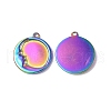 Ion Plating(IP) 304 Stainless Steel Pendants STAS-C066-09M-1