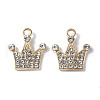 Alloy Crystal Rhinestone Pendants PALLOY-F288-01LG-2