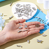 Kissitty Alloy Crystal Rhinestone Spacers Bars ALRI-KS0001-01P-6