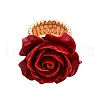 Rose Alloy with Plastic Finger Rings FS-WG84BB3-01-4