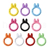 10Pcs Spray Painted Alloy Spring Gate Rings FIND-YW0001-64-1