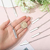 CHGCRAFT 6Pcs 304 Stainless Steel Pendant Necklace NJEW-CA0001-20P-3