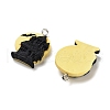 Halloween Theme Opaque Resin Pendants RESI-N039-90-2