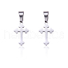 10Pcs 304 Stainless Steel Pendants STAS-CJ0001-230-1