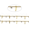 3.28 Feet Handmade Brass Curb Chains X-CHC-L039-03G-2
