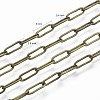 Brass Paperclip Chains CHC-S008-001C-AB-6