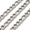 201 Stainless Steel Figaro Chains CHS-A016-70P-A-1