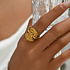 Brass Adjustable Finger Rings for Women ZV7017-1-4