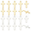 HOBBIESAY 100Pcs 2 Colors Tibetan Style Alloy Pendants FIND-HY0003-72-1