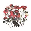 20Pcs Vintage Flower PET Self-Adhesive Stickers DIY-M077-01B-3