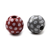 Printed Schima Wood Beads WOOD-L022-04B-01-2