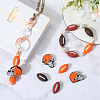 SUNNYCLUE 16pcs 4 Styles Food Grade Eco-Friendly Silicone Focal Beads SIL-SC0001-83-4
