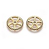 Tibetan Style Alloy Gear Pendants TIBEP-S283-AG-LF-1