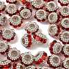 Sparkling Acrylic Rhinestone Round Beads OACR-NH0002-01B-03-2