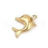 Ocean 304 Stainless Steel Pendants STAS-P390-01E-G-2