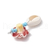 Flower Pendants PALLOY-JF03784-5
