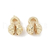 Flower Brass Bead Tips KK-M326-10G-2