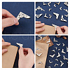   160Pcs 8 Styles Iron Corner Protector FIND-PH0018-43-4