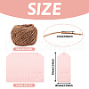 Jewelry Display Kraft Paper Price Tags and Jute Twine CDIS-TA0001-06D-4