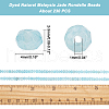 ARRICRAFT Dyed Natural Malaysia Jade Rondelle Beads Strands G-AR0002-83-2