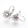 Tarnish Resistant 304 Stainless Steel Leverback Earring Findings STAS-P221-09P-2