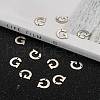 304 Stainless Steel Letter Charms X-STAS-O072-G-5