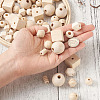 Unfinished Wood Beads WOOD-TA0002-14-6