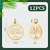 Unicraftale 304 Stainless Steel Pendants STAS-UN0060-03G-3