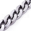 Handmade Plastic Curb Chains AJEW-JB00525-01-1