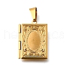 316 Stainless Steel Locket Pendants STAS-G146-25G-1