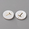 Natural Freshwater Shell Pendants SHEL-Q311-008T-2