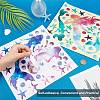 Gorgecraft 2 Sheets 2 Style PVC Wall Stickers AJEW-GF0004-50-3