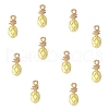 10Pcs Brass Enamel Pendants KK-SZ0005-65-1