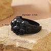 Vintage Ethnic Style Skull Alloy Cuff Open Rings PS7884-10-1