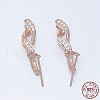 925 Sterling Silver Pendant Bails STER-K036-25RG-3