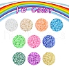 80000Pcs 10 Colors 12/0 Glass Seed Beads SEED-YW0001-33B-2