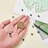 Faceted Glass Charms RGLA-CJ0001-03-4