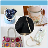   2Pcs Plastic Imitation Pearl Bag Chain Shoulder FIND-PH0018-52-6