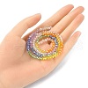 Transparent Electroplate Glass Beads Strands GLAA-YW0002-F01-5